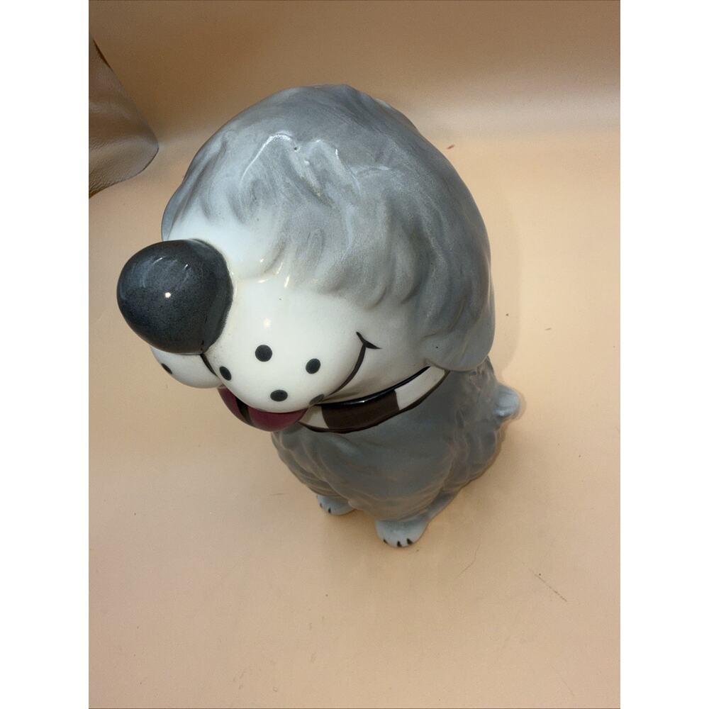 Vtg McCoy “Dan the Sheep Dog” Lidded Ceramic 8” Treat Biscuit Jar~ Made in USA - Picture 2 of 10